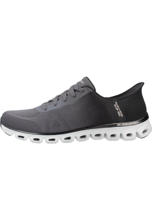 skechers - Tenisówki Skechers Glide-step Excite. Kolor: szary. Model: Skechers Sport. Sport: turystyka piesza