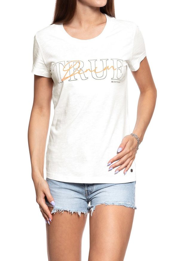 Mustang - MUSTANG T SHIRT DAMSKI Alexia C Print 1008941 2020. Wzór: nadruk