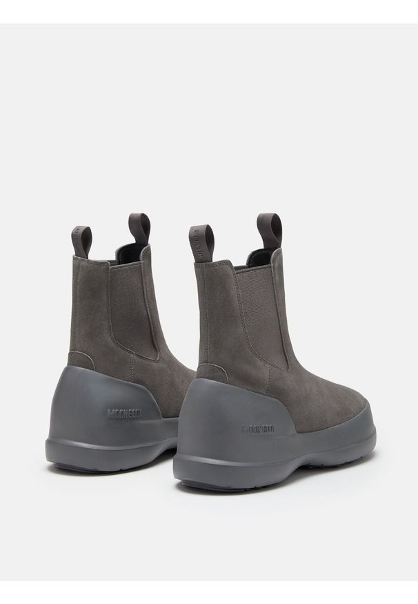 Sztyblety damskie Moon Boot LUNA CHELSEA SUE. Kolor: szary