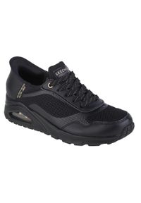 skechers - Buty sportowe Sneakersy damskie, Skechers Uno-Slip-In Air. Kolor: czarny. Sport: turystyka piesza