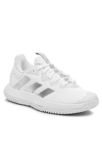 Adidas - adidas Buty SoleMatch Control Tennis Shoes ID1502 Biały. Kolor: biały #4