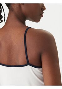 Tommy Jeans Top DW0DW22261 Biały Slim Fit. Kolor: biały. Materiał: bawełna #4