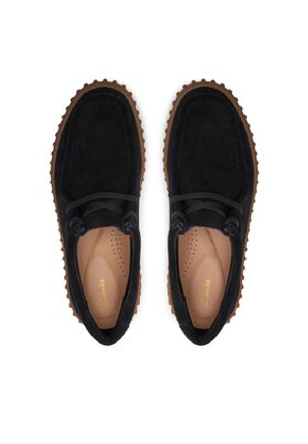 Clarks Półbuty Torhill Bee 26172044 Czarny. Kolor: czarny. Materiał: skóra