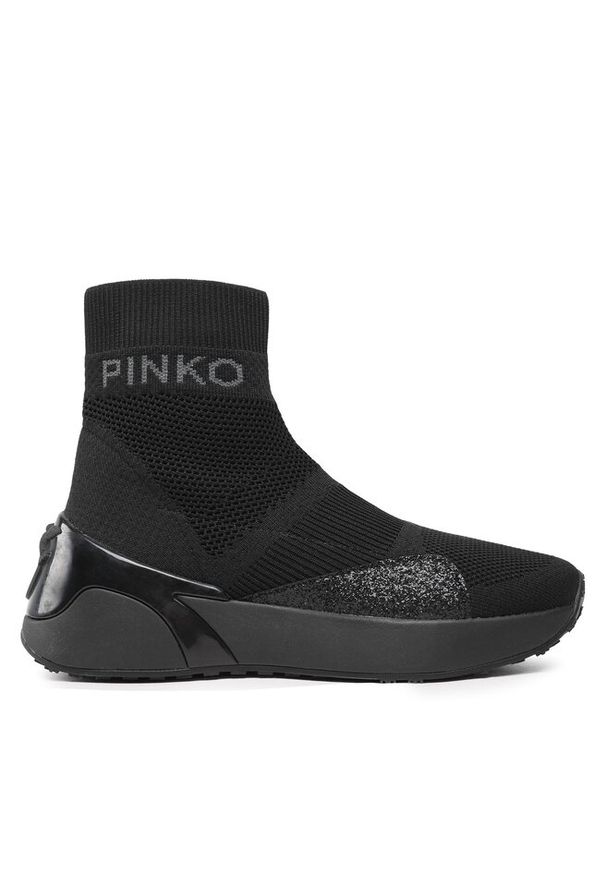 Pinko - Sneakersy PINKO. Kolor: czarny