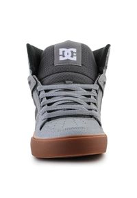 Buty DC Shoes Pure High-Top M ADYS400043-XSWS szare. Okazja: na co dzień, na spacer. Kolor: szary. Sport: turystyka piesza