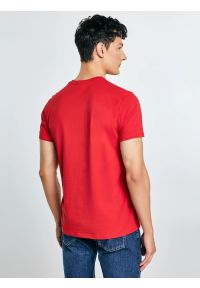 Big-Star - Koszulka męska z nadrukiem czerwona Keren 603. Kolor: czerwony. Materiał: bawełna. Wzór: nadruk #7