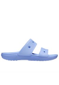 Klapki Crocs Classic Sandal 206761-5Q6 - niebieskie. Kolor: niebieski. Materiał: materiał. Sezon: lato. Obcas: na platformie #1