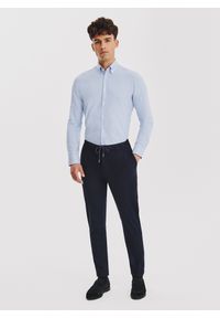 Pako Lorente - PAKO LORENTE - Niebieska koszula w pepitkę. Kolor: niebieski. Materiał: bawełna. Długość rękawa: długi rękaw. Długość: długie #5