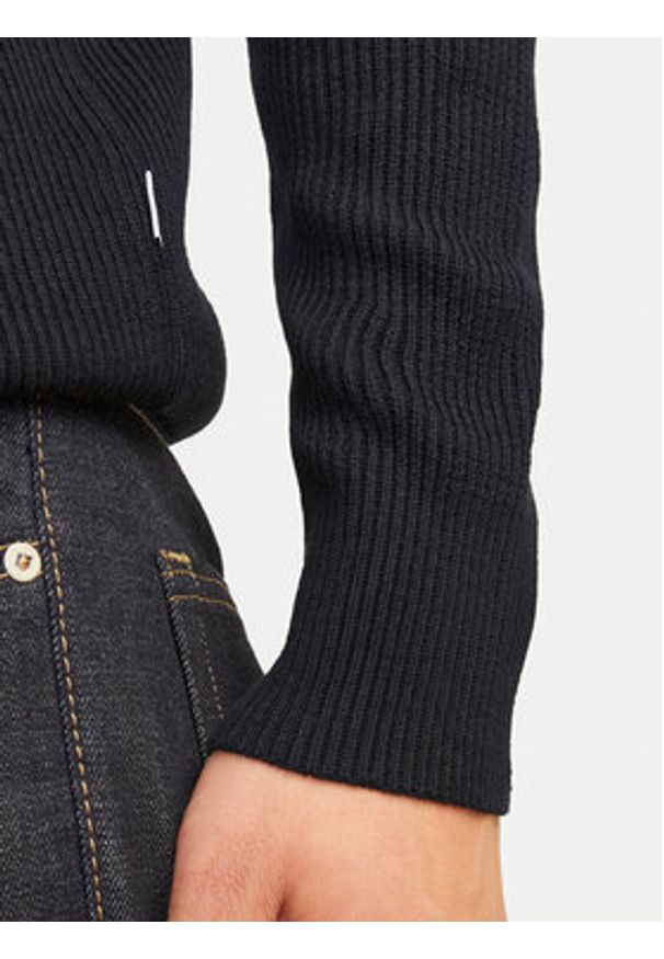 Jack & Jones - Jack&Jones Sweter Perfect 12257773 Czarny Regular Fit. Kolor: czarny. Materiał: syntetyk
