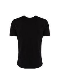 Iceberg T-Shirt "C-Neck" | F013639A | Mężczyzna | Czarny. Okazja: na co dzień. Kolor: czarny. Materiał: bawełna, elastan. Wzór: nadruk. Styl: casual, elegancki #2