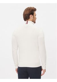 TOMMY HILFIGER - Tommy Hilfiger Sweter MW0MW28049 Biały Regular Fit. Kolor: biały. Materiał: bawełna