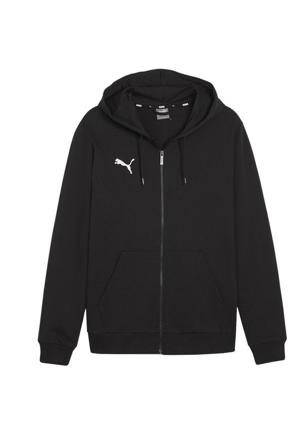 Puma - Męska Bluza Z Kapturem Team Goal. Typ kołnierza: kaptur. Kolor: czarny