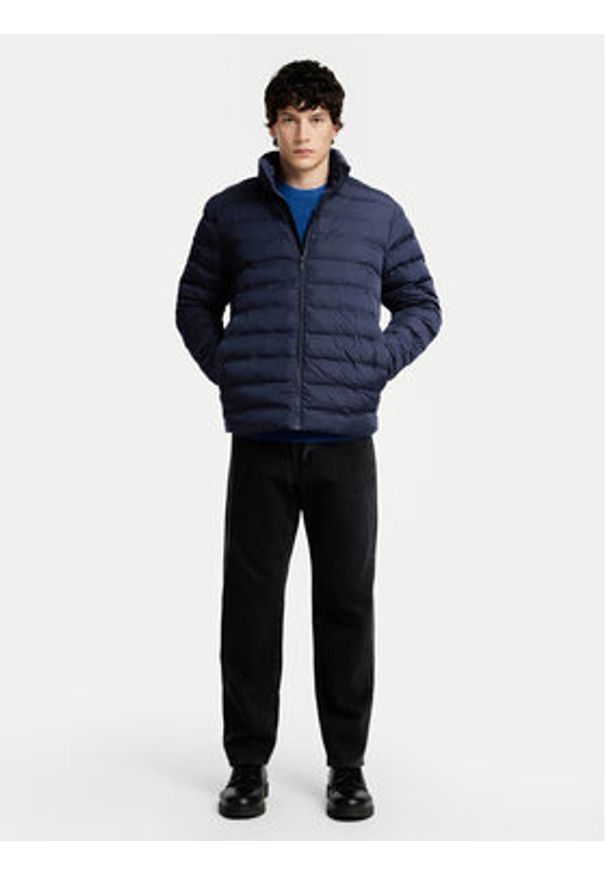 Selected Homme Kurtka przejściowa 16089395 Granatowy Regular Fit. Kolor: niebieski. Materiał: syntetyk