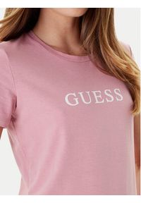 Guess T-Shirt O5RI01 KBBU1 Różowy Regular Fit. Kolor: różowy