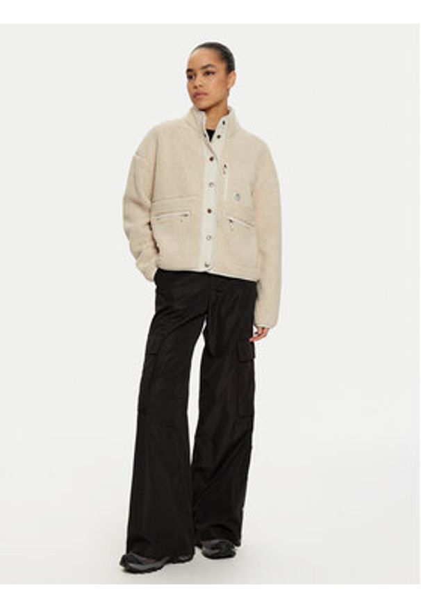 Protest Polar Lux Teddy 3611544 Écru Relaxed Fit. Materiał: syntetyk