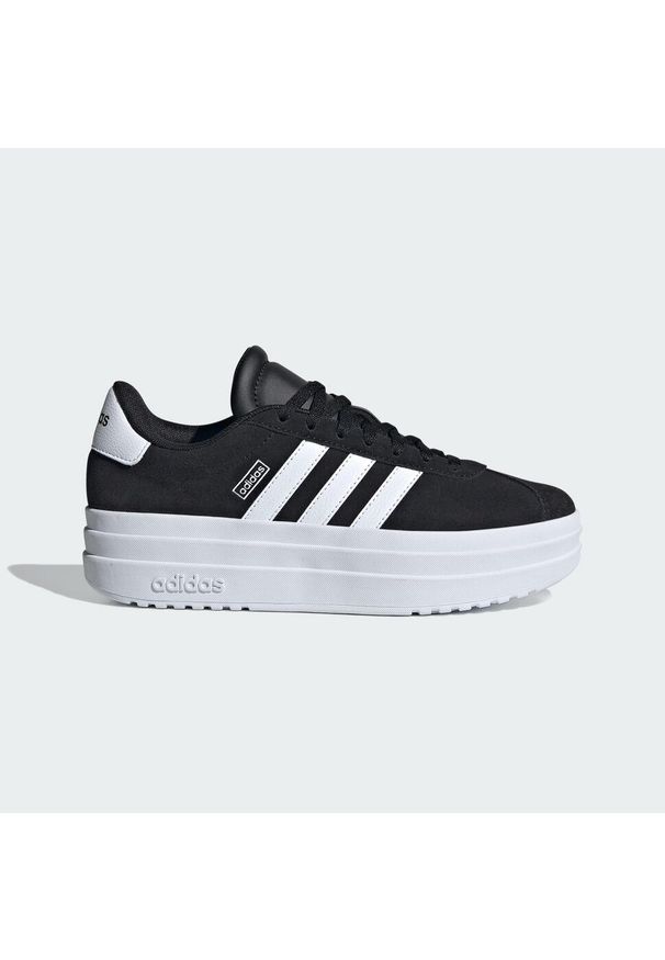 Adidas - Buty VL Court Bold Lifestyle Kids. Kolor: biały, wielokolorowy, czarny