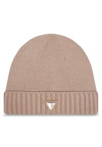 Guess Czapka V4BZ08 Z39B0 Beżowy. Kolor: beżowy. Materiał: poliamid, materiał
