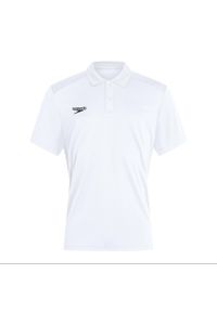Koszulka T-Shirt damski Speedo Club Dry Polo. Typ kołnierza: polo. Kolor: biały