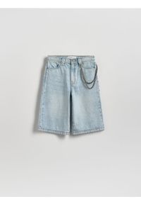 Reserved - Jeansowe szorty - niebieski. Kolor: niebieski. Materiał: jeans #1