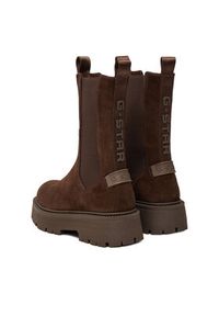 G-Star RAW - G-Star Raw Sztyblety EO-YASEMIN-70861S Brązowy. Kolor: brązowy. Materiał: skóra, zamsz #8