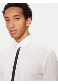 Hugo Koszula Keidi 50524849 Biały Slim Fit. Kolor: biały. Materiał: bawełna
