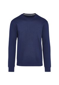 SG - Bluza Unisex Dla Dorosłych Z Bawełny Ringspun Bez Metki. Kolor: niebieski. Materiał: bawełna
