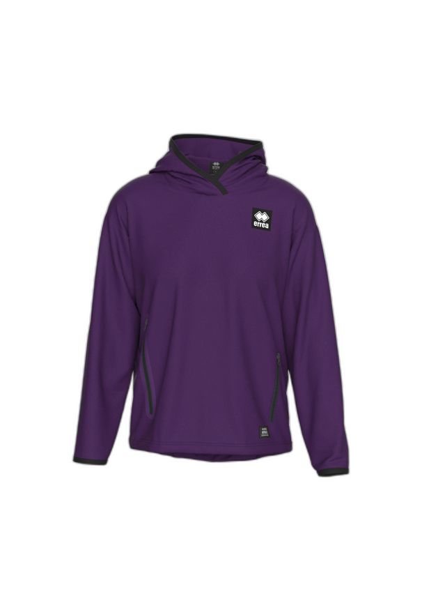 ERREA - Sweat bluza z kapturem dla kobiet Errea Black Box 19. Typ kołnierza: kaptur. Kolor: fioletowy