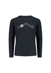 Koszulka dziecięca turystyczna CMP 33N2245. Okazja: na co dzień. Kolor: czarny. Długość rękawa: długi rękaw. Styl: casual, sportowy #1