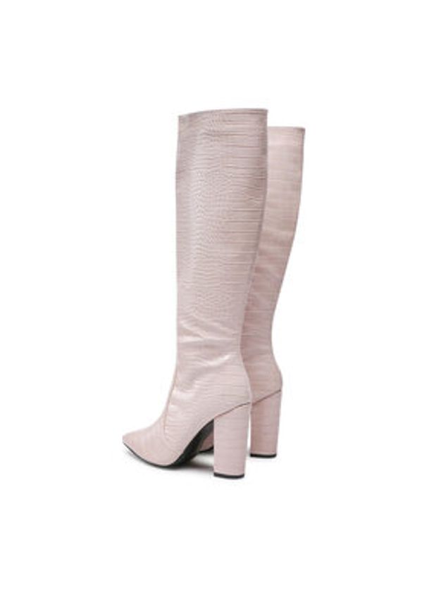 DeeZee Kozaki HXXS220146 Beżowy. Kolor: beżowy. Materiał: skóra