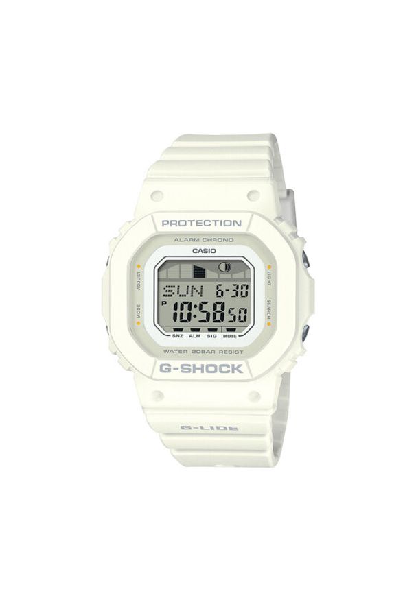 G-Shock Zegarek G-LIDE GLX-S5600-7BER Biały. Kolor: biały