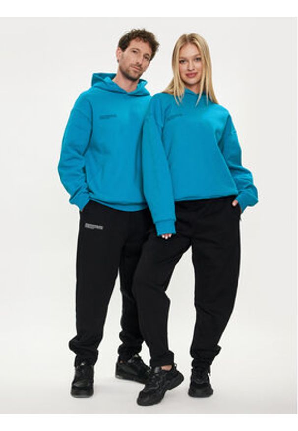 Pangaia Spodnie dresowe Archive Recycled Cotton Czarny Regular Fit. Kolor: czarny. Materiał: bawełna
