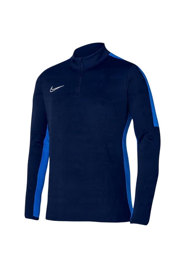 Nike - Męska Bluza Rozpinana Academy 23 Quarter Zip. Kolor: niebieski