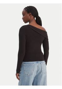 Guess Top W6RP15 KD012 Czarny Slim Fit. Kolor: czarny. Materiał: wiskoza #4