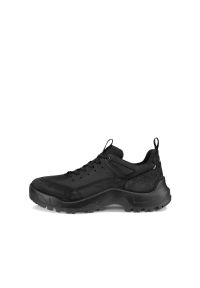ecco - Buty trekkingowe męskie ECCO OFFROAD M SHOE LEA. Kolor: czarny. Materiał: guma, skóra, zamsz, materiał, nubuk. Sport: turystyka piesza
