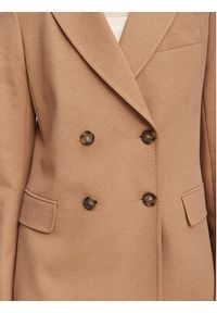 Weekend Max Mara Marynarka Colibri 2625916021 Brązowy Regular Fit. Kolor: brązowy. Materiał: bawełna #2