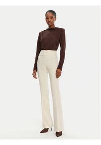 Rinascimento Spodnie materiałowe CFC0122830003 Écru Regular Fit. Materiał: syntetyk #2