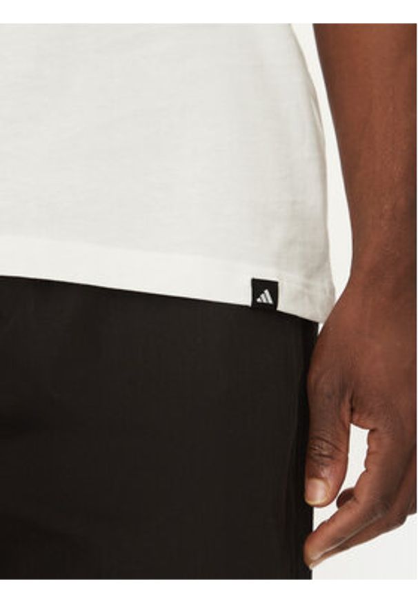 Adidas - adidas T-Shirt Lounge Still Life Bowl Graphic JJ3962 Biały Regular Fit. Kolor: biały. Materiał: bawełna