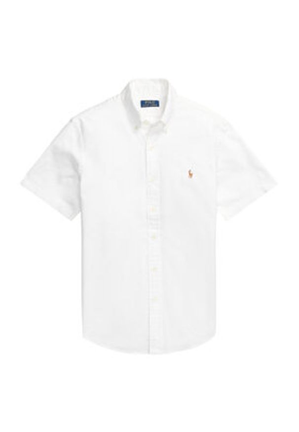 Polo Ralph Lauren Koszula 710850782010 Biały Custom Fit. Typ kołnierza: polo. Kolor: biały. Materiał: bawełna