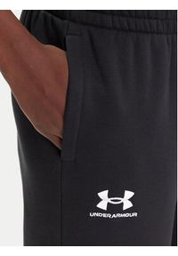 Under Armour Spodnie dresowe Essential Fleece Joggers 1373034 Czarny Regular Fit. Kolor: czarny. Materiał: dresówka, bawełna #7