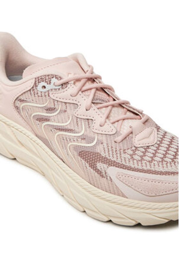 HOKA - Hoka Sneakersy Clifton LS 1141550 Różowy. Kolor: różowy. Materiał: zamsz, skóra