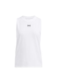 Tank top damski Under Armour Rival. Okazja: na co dzień. Kolor: czarny, biały, wielokolorowy. Materiał: bawełna. Styl: casual #1