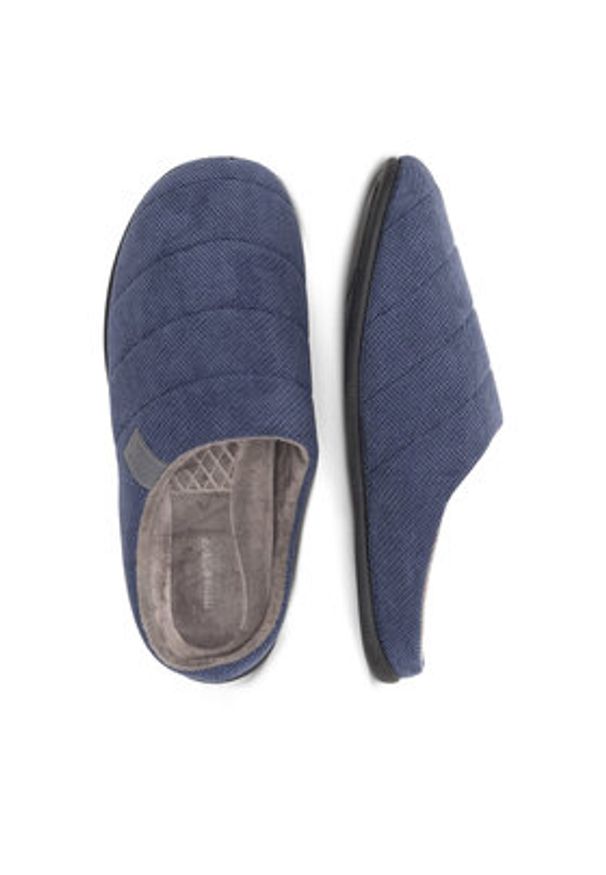 Home & Relax Kapcie P3056501 Granatowy. Kolor: niebieski. Materiał: materiał