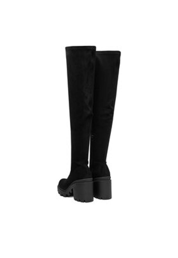 DeeZee Kozaki ZB362-2A Czarny. Kolor: czarny. Materiał: materiał