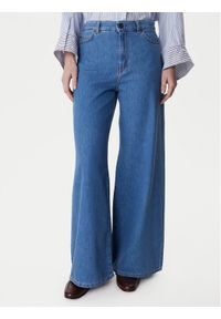 Weekend Max Mara Jeansy Vega 2615181041 Niebieski Wide Leg. Kolor: niebieski #1