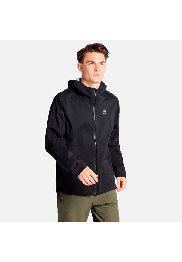 Kurtka techniczna męska Odlo AEGIS 2.5l Waterproof hardshell. Kolor: czarny. Materiał: hardshell