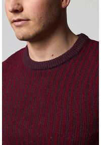 Lee - LEE BASIC CREW KNIT MĘSKI SWETER KLASYCZNY AUBERGINE L83IAEKA 112122368. Styl: klasyczny #3