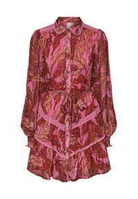 YAS Sukienka 26030306 Fioletowy Regular Fit. Kolor: fioletowy #3