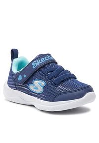 skechers - Skechers Sneakersy Easy Peasy 302885N/BLTQ Granatowy. Kolor: niebieski. Materiał: materiał #6