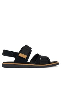 Timberland Sandały Adley Shore TB0A414AEK41 Czarny. Kolor: czarny. Materiał: zamsz, skóra