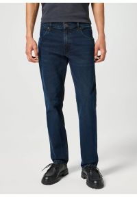 Wrangler - MĘSKIE SPODNIE JEANSOWE WRANGLER GREENSBORO INDIGO NOIR 112357411